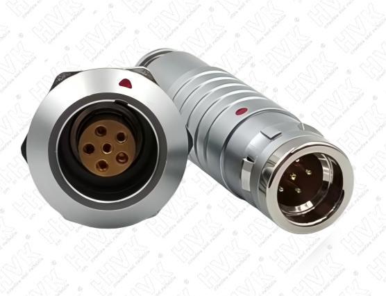 2K6芯推拉自锁航空插头