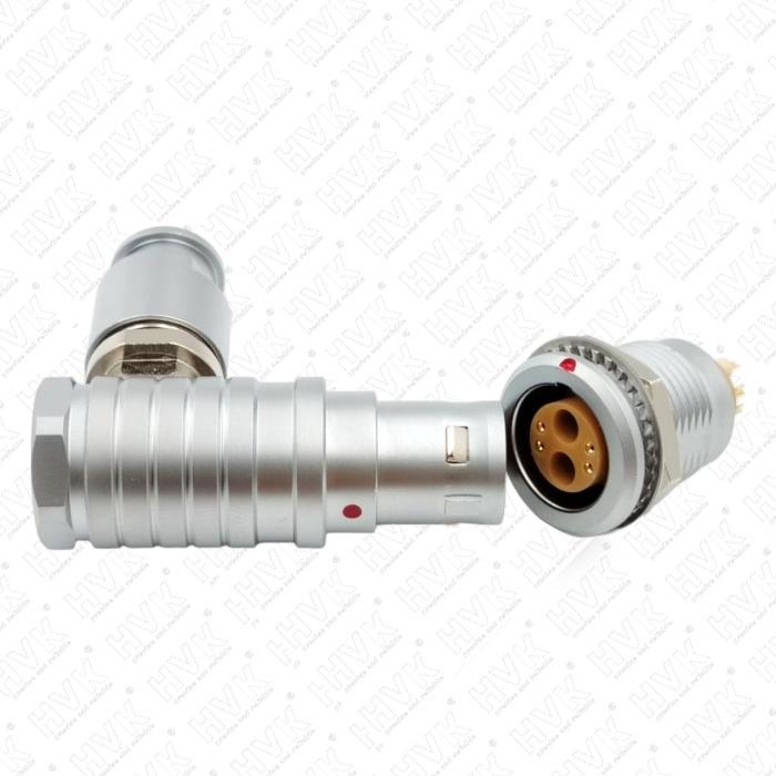 90度弯头航空连接器