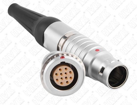 2B12芯推拉自锁航空插头