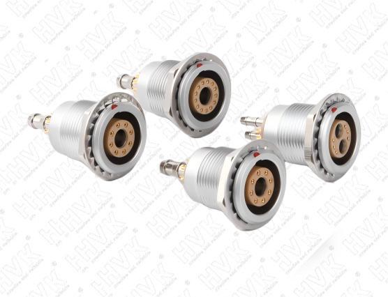 气、电、同轴混装航空插座