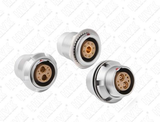 气、电、同轴混装航空插座