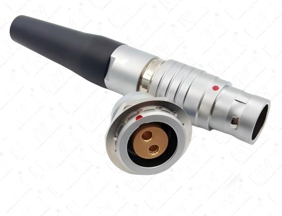 4B2芯推拉自锁航空插头