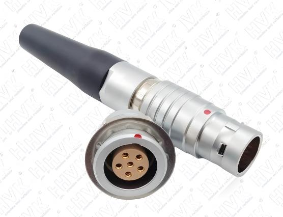 4B6芯推拉自锁航空插头