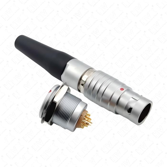 推拉自锁连接器