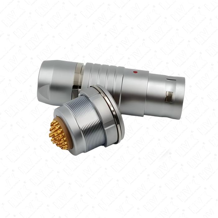 推拉自锁连接器
