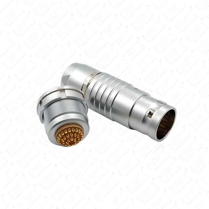 推拉自锁连接器