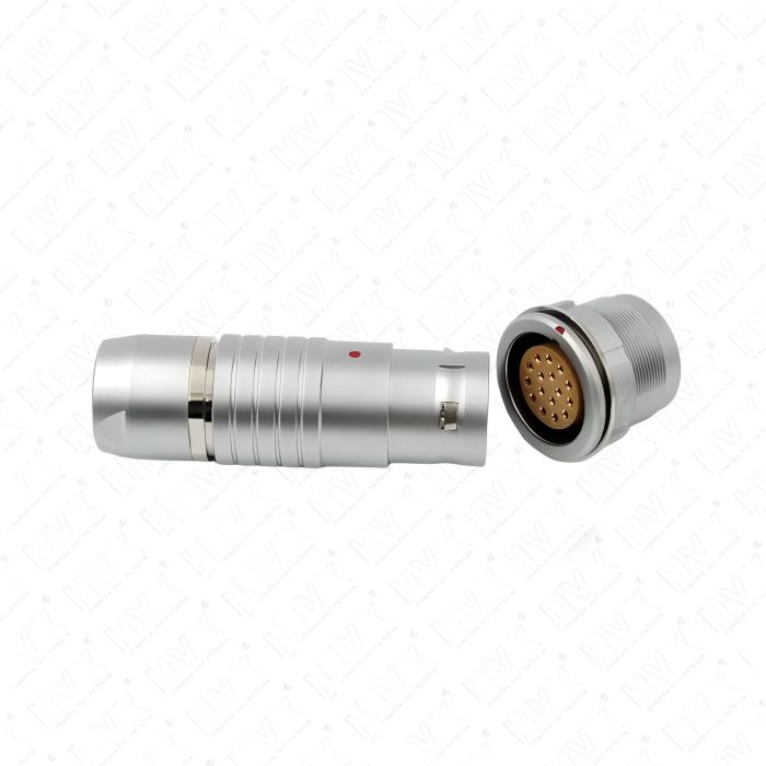 推拉自锁连接器